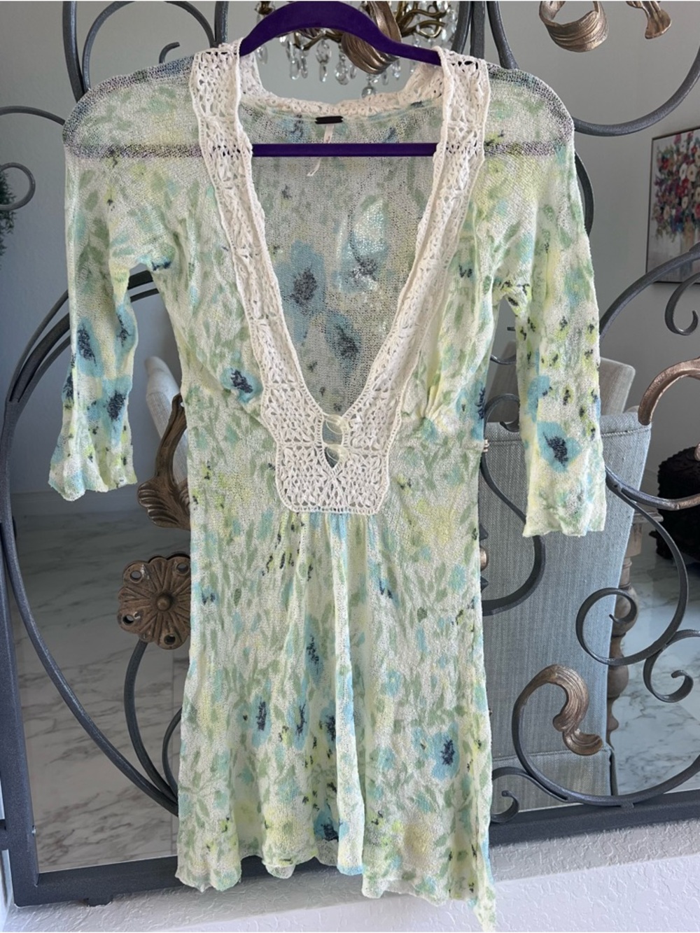 Free People Knit Beach Cover Up Dress size M